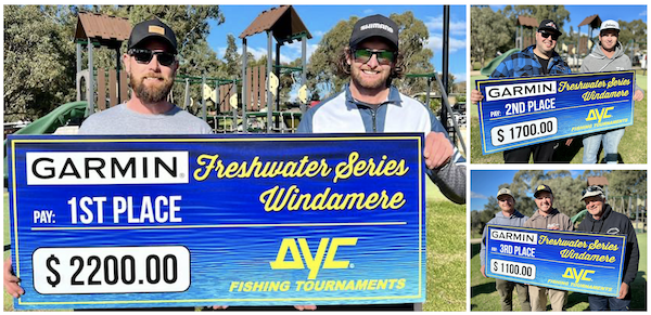 AYC Fishing Tournaments GARMIN R3 Prize Winners